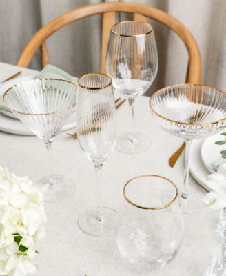 Rocher Martini Glasses, Set of 4, 9.5 Oz