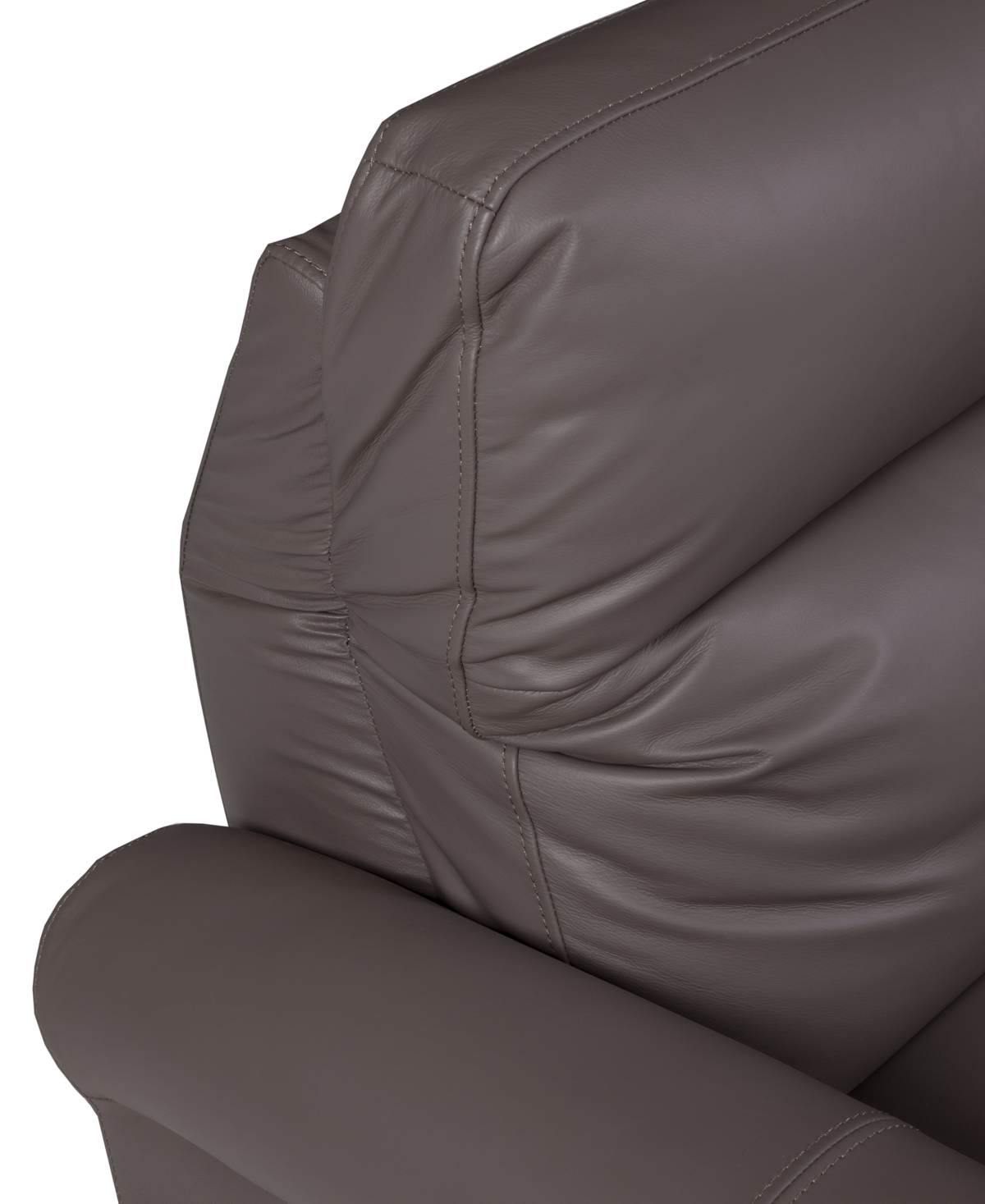 Macy's Thandler 3-pc. Leather Sofa With 3 Power Recliners, Exclusively At