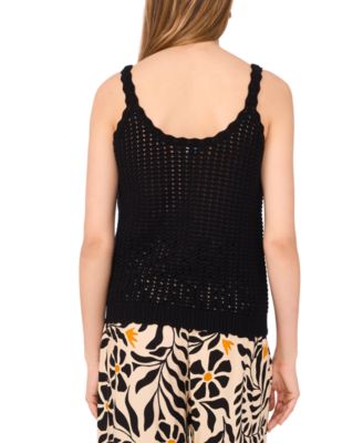 Women's Pointelle Knit Tank Top