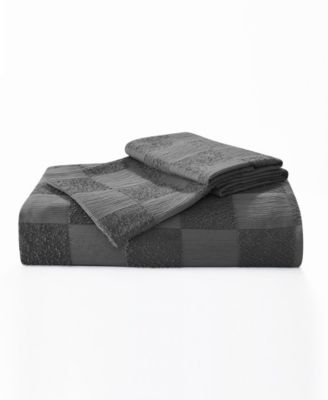 Textured Checkered 3-Pc. Duvet Cover Set, Full/Queen