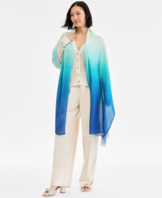 Charter Club - Women's Olivia 100% Cashmere Ombr&eacute; Oversized Scarf