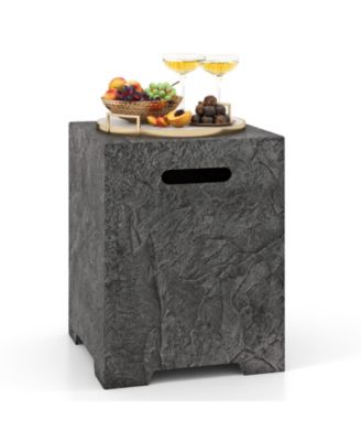 Propane Tank Cover Table Outdoor Gas Tank Storage Hideaway Cover