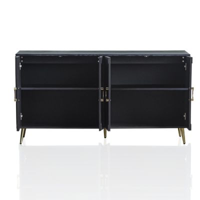 4-Door Modern Lacquered Buffet Cabinet