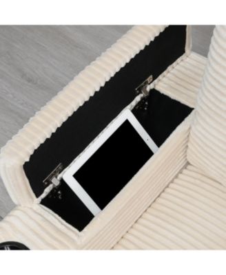 106" L-Shaped Sectional Sofa with USB