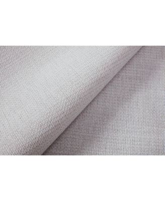 Streamdale Hayden Wingback Upholstered Queen Bed Tall Headboard, Ivory Canvas