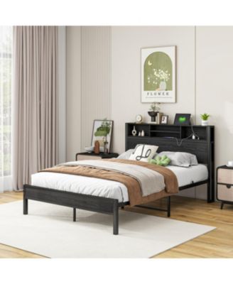 Full Size Bed Frame with Storage