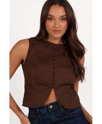 Women's Daniella Linen Vest