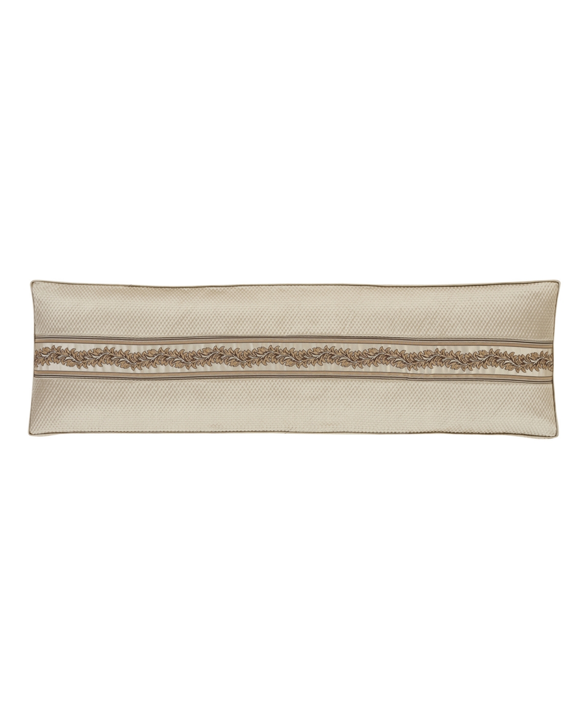 J Queen New York Gold Coast Bolster Decorative Pillow, 15" X 52"