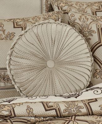 Gold Coast Tufted Decorative Pillow, 15" Round