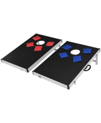 Cornhole Set with Foldable Design and Side Handle