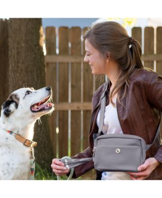 3-in-1 Crossbody Dog Walk Bag with Matching Planet-Safe Dog Poop Bags