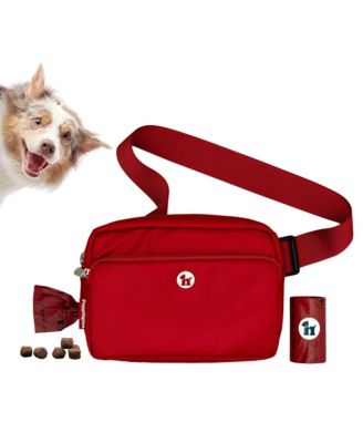 3-in-1 Crossbody Dog Walk Bag with Matching Planet-Safe Dog Poop Bags