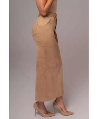 Women's Joy Suede Maxi Skirt
