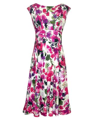 Women's Luna Boat Neck Sleeveless Midi Dress