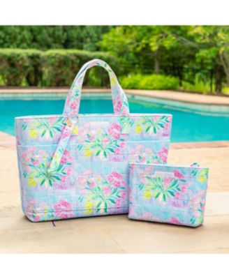 Floral Quilted Pouch