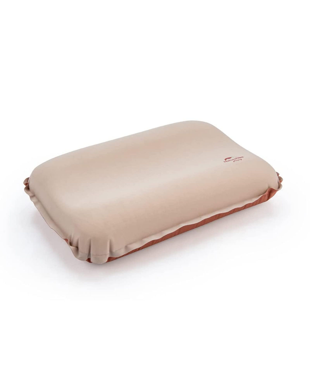 Inflatable Camping Pillow - Portable 3D Comfortable Silent Sponge Pillow - Perfect for Camping and Travel (Khaki) - Khaki