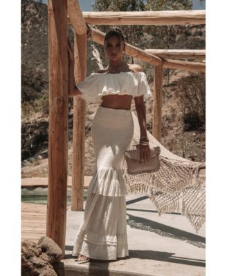 Women's Sienna Ruffled Skirt Set