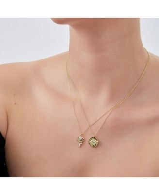 Eye Coin Sterling Silver Evil Eye Necklace