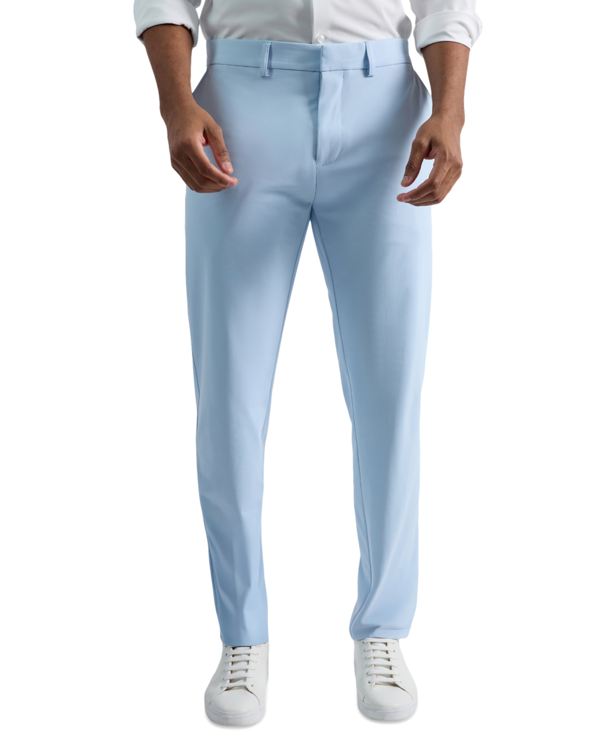 Kenneth Cole Reaction Men's Slim-fit Knit Pants In Multi