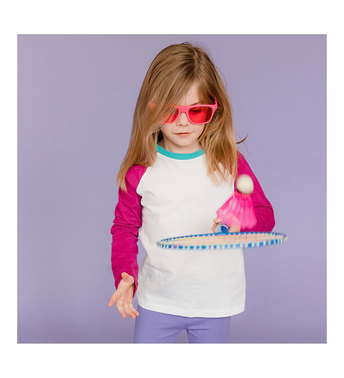Mightly Girls 2pk Fair Trade Organic Cotton Long Sleeve T-Shirts