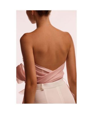 Women's Dreamy off-shoulder blouse with meringue flounces