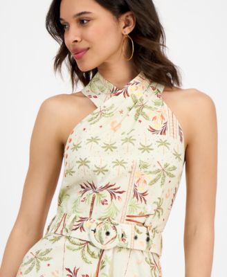 Women's Joanna Mini Belted A-Line Dress