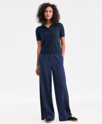 Charter Club - Women's 100% Cashmere Short-Sleeve Polo Sweater