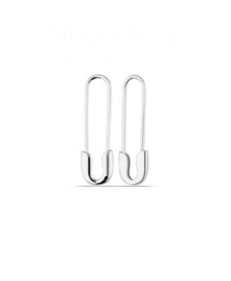 Spero London Sterling Silver Safety Pin Earring - Silver 77$