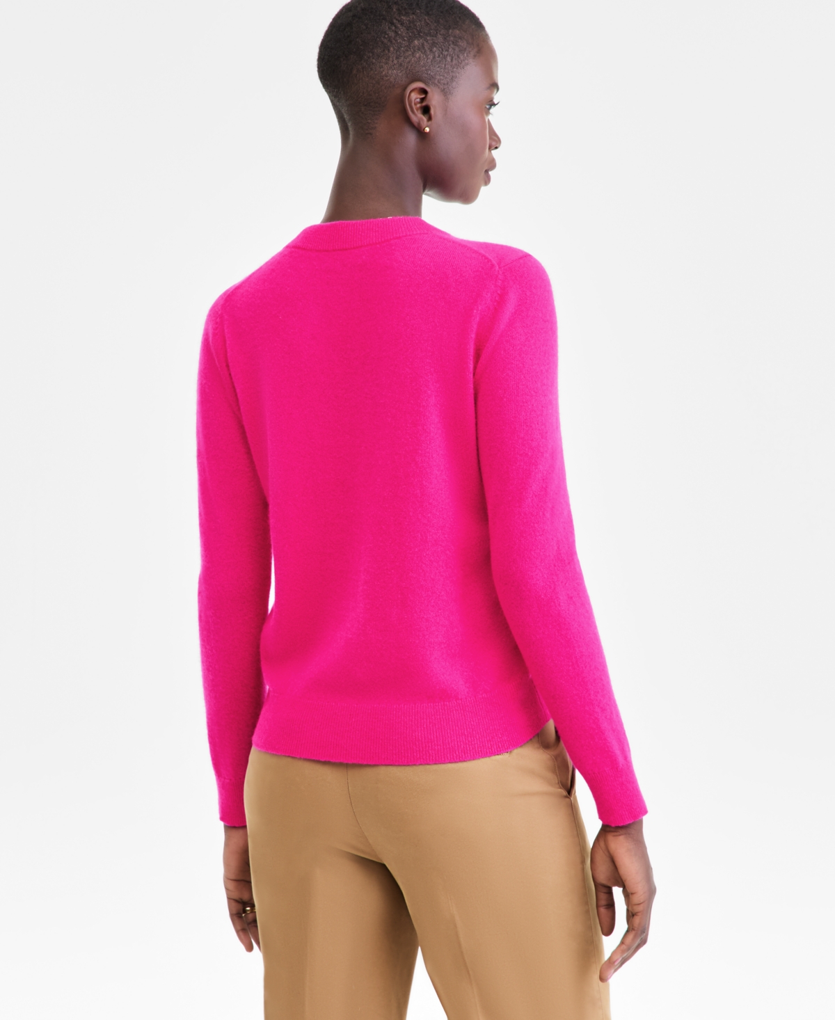 Charter Club Women's 100% Cashmere Love Embroidered Sweater, Macy's Exclusive In Multi