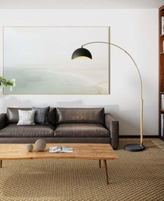 92" Metal Luna Bella Arc Floor Lamp