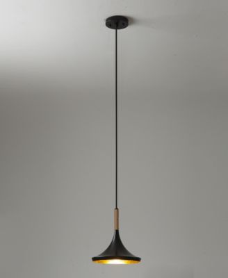10" Metal Lodi Small Pendant Lamp