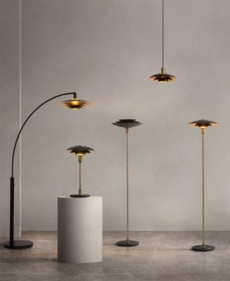 84" Metal Rancho Mirage 3 Light Arc Floor Lamp