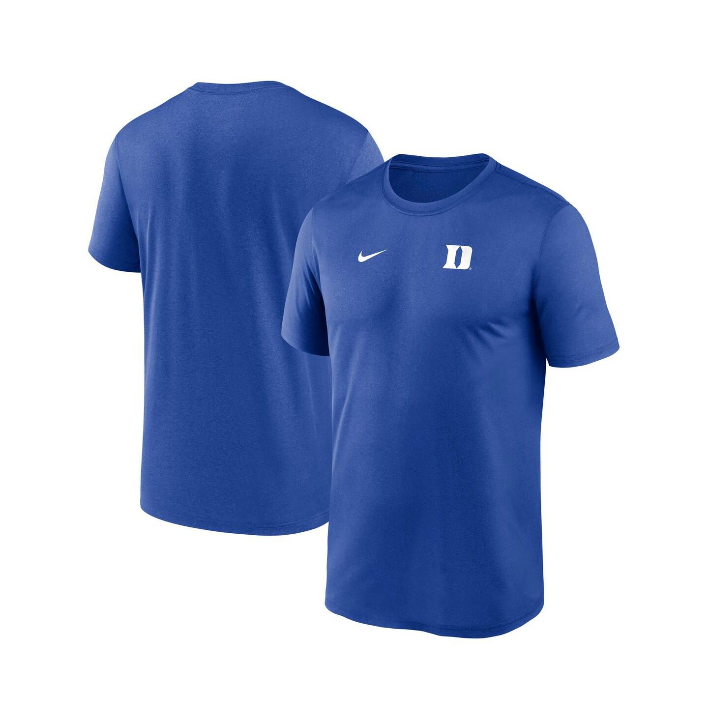 Мужская футболка Nike Royal Duke Blue Devils 2025 Sideline Small Logo Legend Performance — фото 1