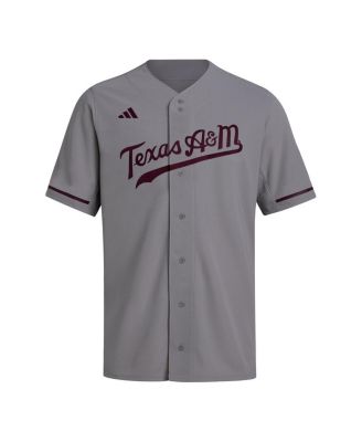 Men's Gray Texas A&M Aggies Replica Baseball Jersey