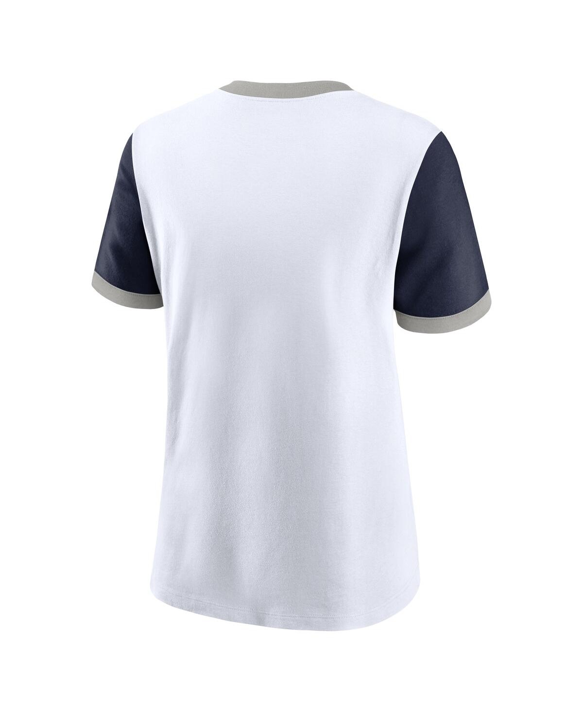 Nike Women's White Penn State Nittany Lions Legacy Fundamental Expression Tri-blend T-shirt