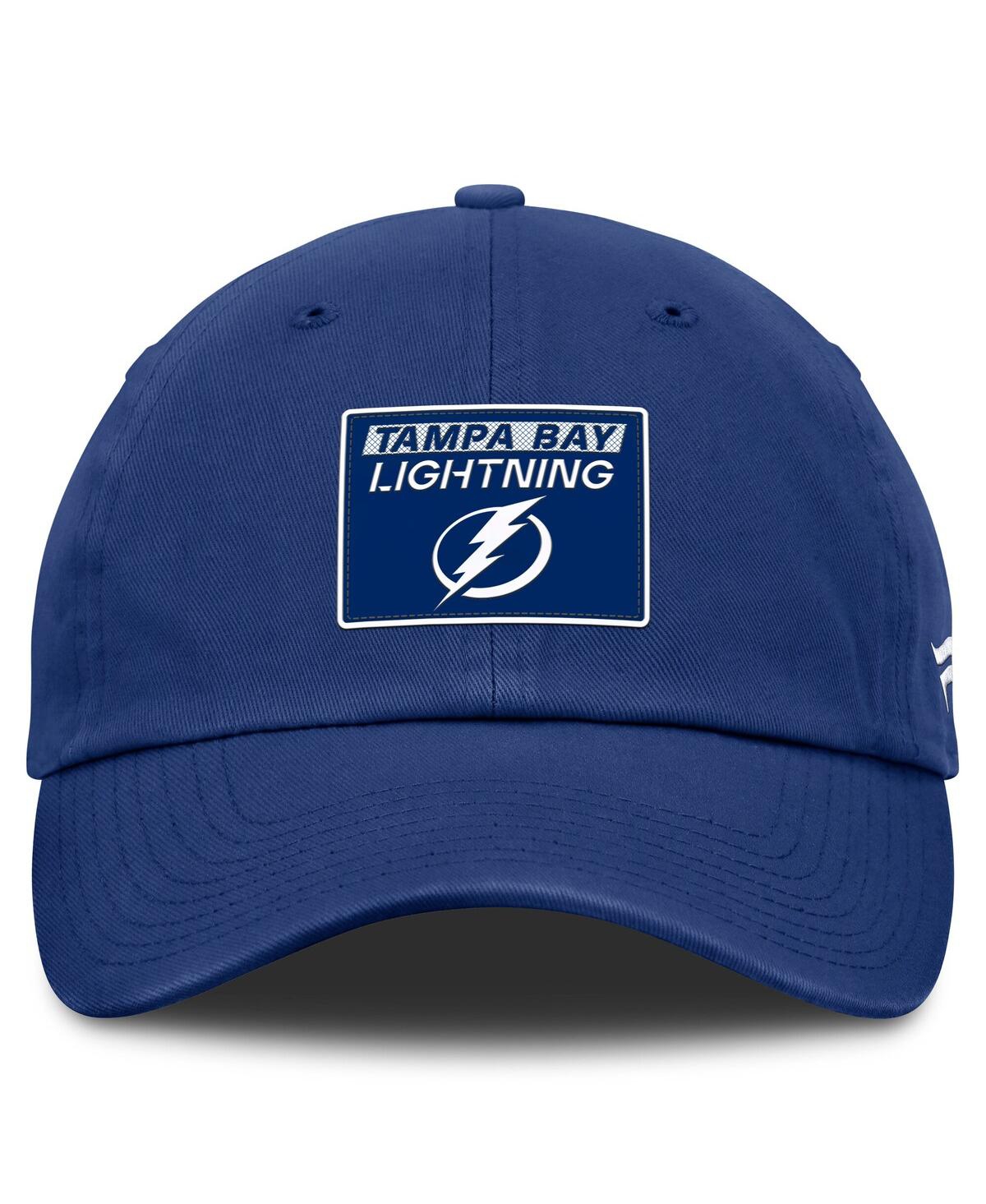 Fanatics Men's Blue Tampa Bay Lightning Authentic Pro Prime Adjustable Hat