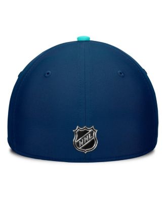 Men's Deep Sea Blue/Light Blue Seattle Kraken Authentic Pro Rink Flex Hat