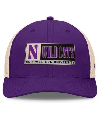 Men's Purple/Natural Northwestern Wildcats Bennett Trucker&nbsp;Adjustable Hat