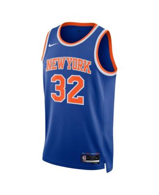 Men's and Women's Karl-Anthony Towns Blue New York Knicks Swingman Icon Edition Jersey