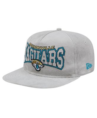 New Era - Men's Gray Jacksonville Jaguars Corduroy&nbsp;Golfer Adjustable Hat