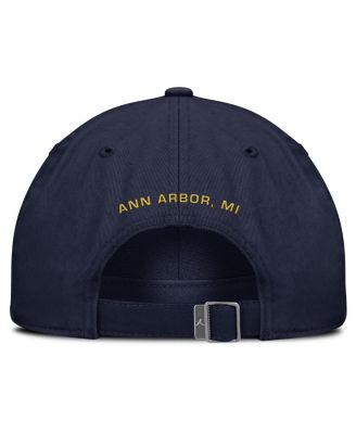 Men's Navy Michigan Wolverines Club Adjustable Hat