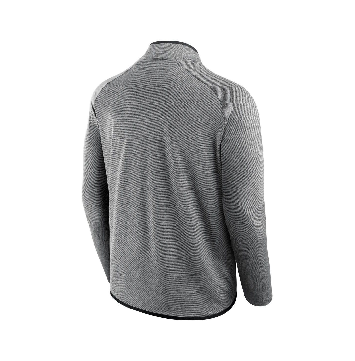 Мужская куртка Fanatics Black Alabama Crimson Tide Mock Neck Half-Zip Pullover — фото 2