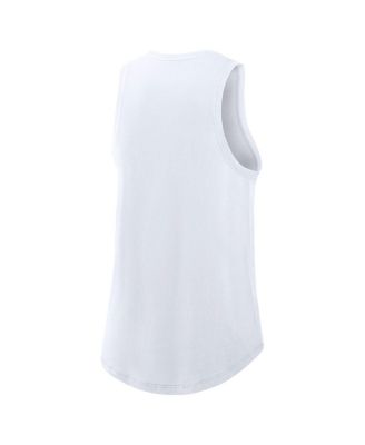 Women's White Colorado Rockies 2025 City Connect Tri-Code High Neck Performance Tank Top