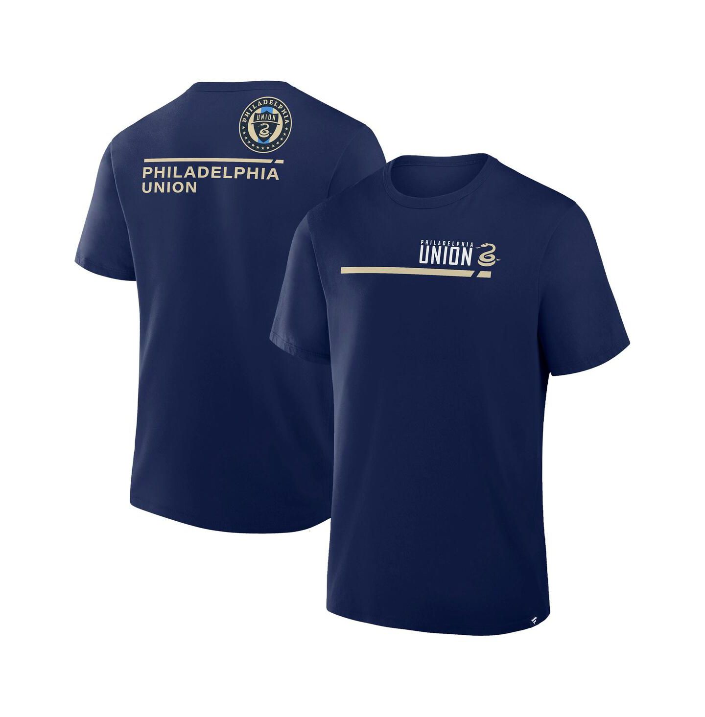 Мужская футболка Fanatics Navy Philadelphia Union Corner Kick Legacy — фото 1