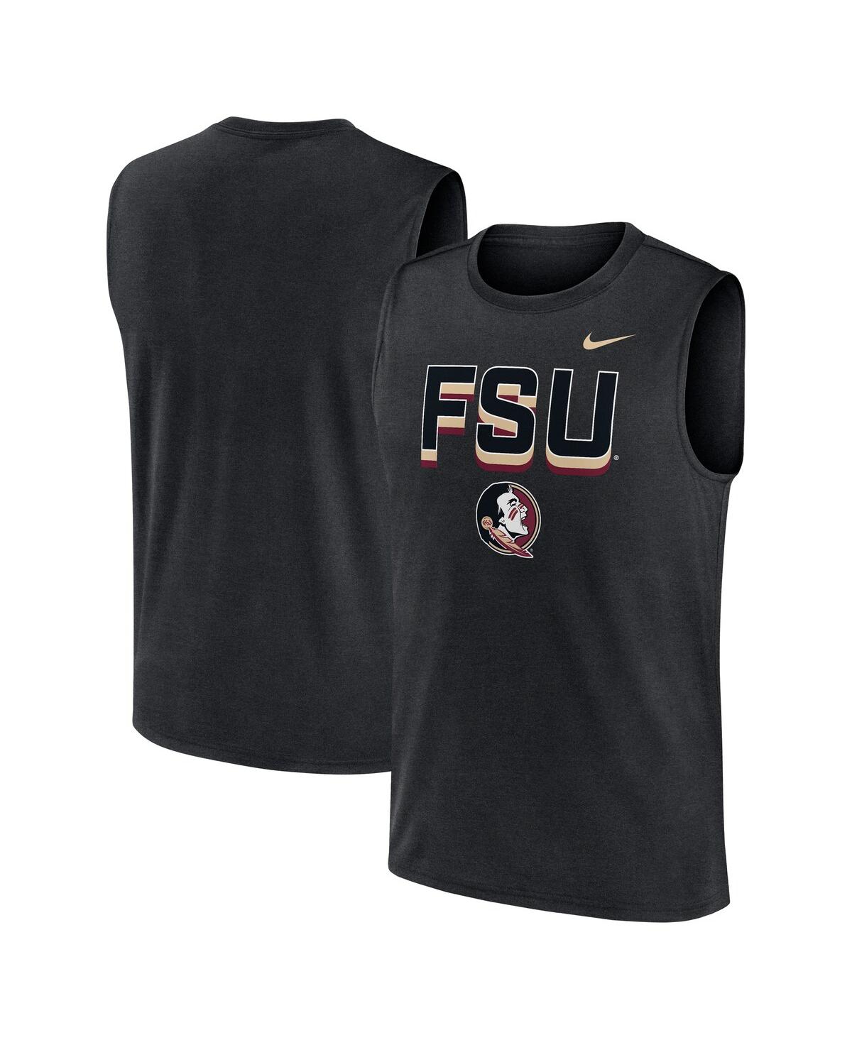 Men's Black Florida State Seminoles Primetime Tricode Legend Performance Tank Top - Black
