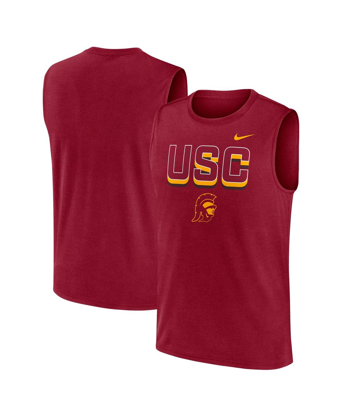 Men's Cardinal Usc Trojans Primetime Tricode Legend Performance Tank Top - Cardinal