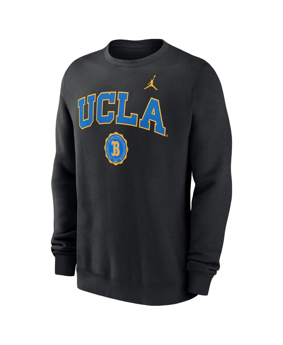 JORDAN MEN'S BLACK UCLA BRUINS LEGACY CLASSIC PULLOVER SWEATSHIRT 