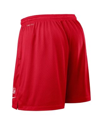 Men's Red Kansas City Chiefs Sideline Reversible Performance Shorts