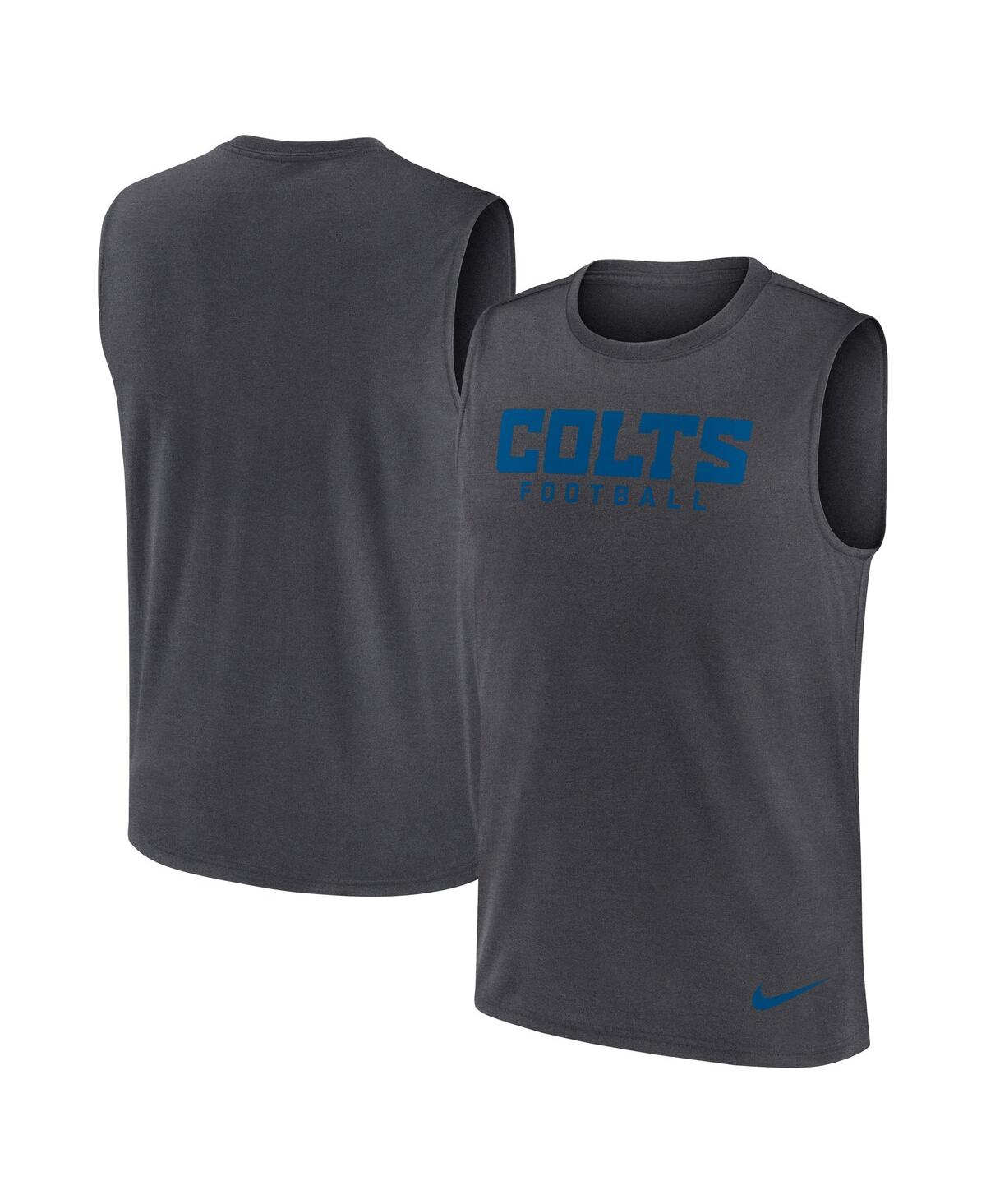 Nike Men's Charcoal Atlanta Falcons Primetime Legend Performance Muscle Tank Top In Gray