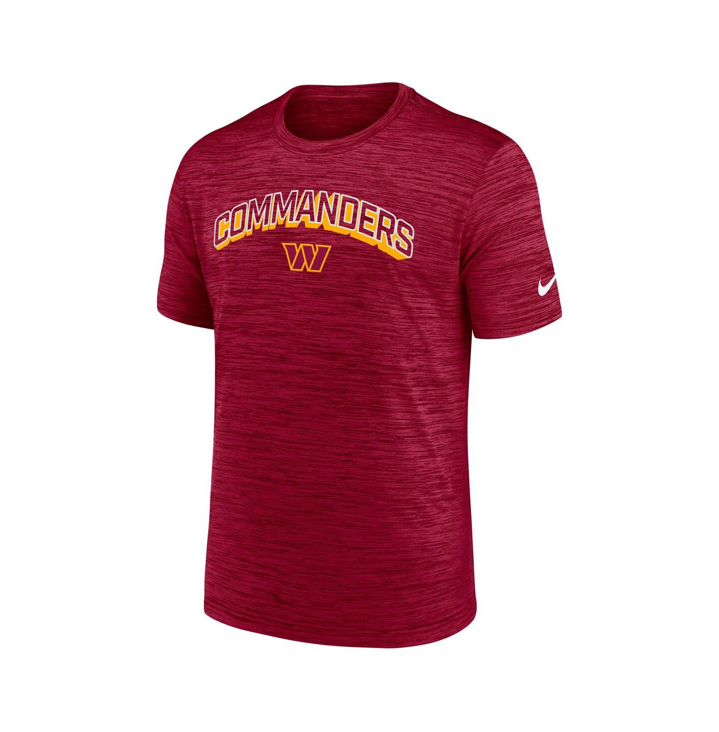 Мужская футболка Nike Burgundy Washington Commanders Velocity Performance — фото 2